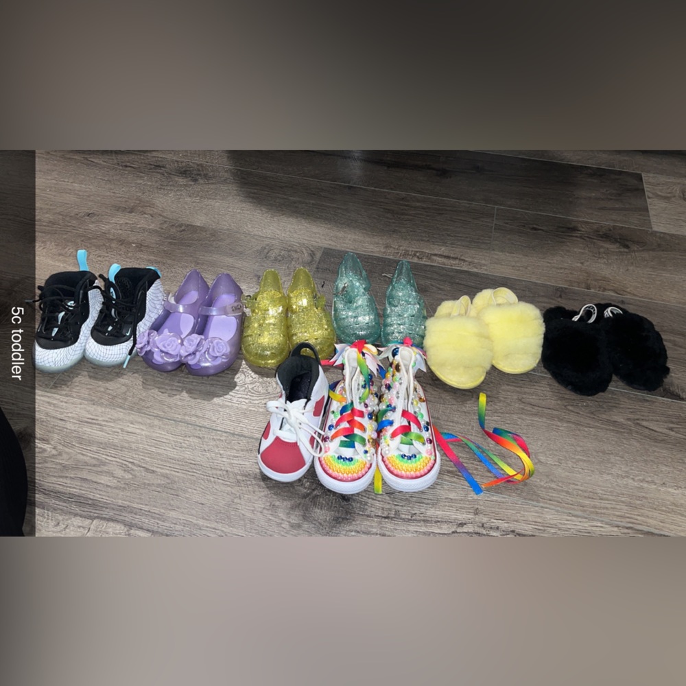 Size 5c toddler girl shoes.Price listed is for all shoes pictured.